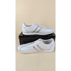 Lauren Ralph Lauren Cayden Sneakers Womens 11 B White Leather Shoes $115 NWB